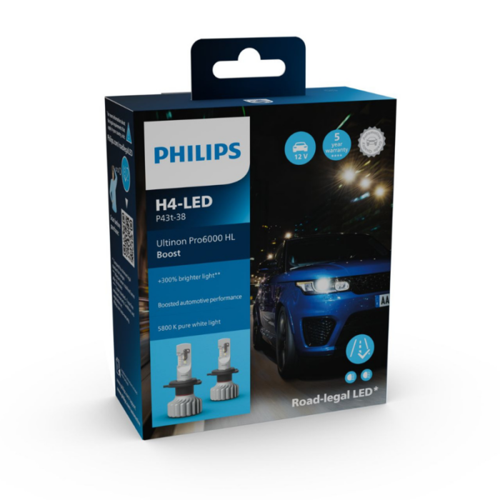 Philips Ultinon Pro6000-H4 Boost