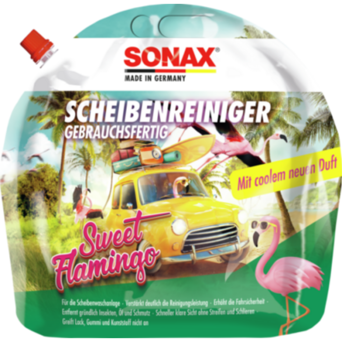 sonax scheibenreiniger sweet flamingo