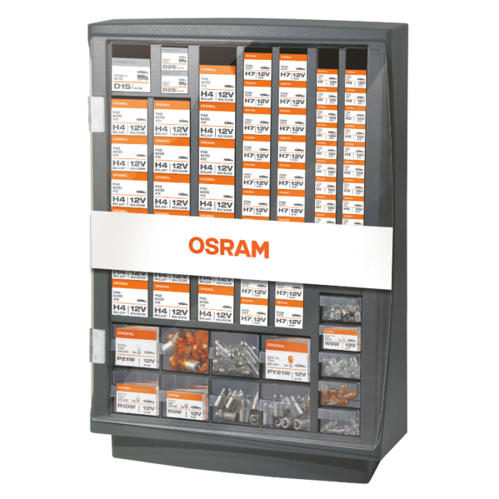 Osram Lampenschrank bestückt 252 Lampen